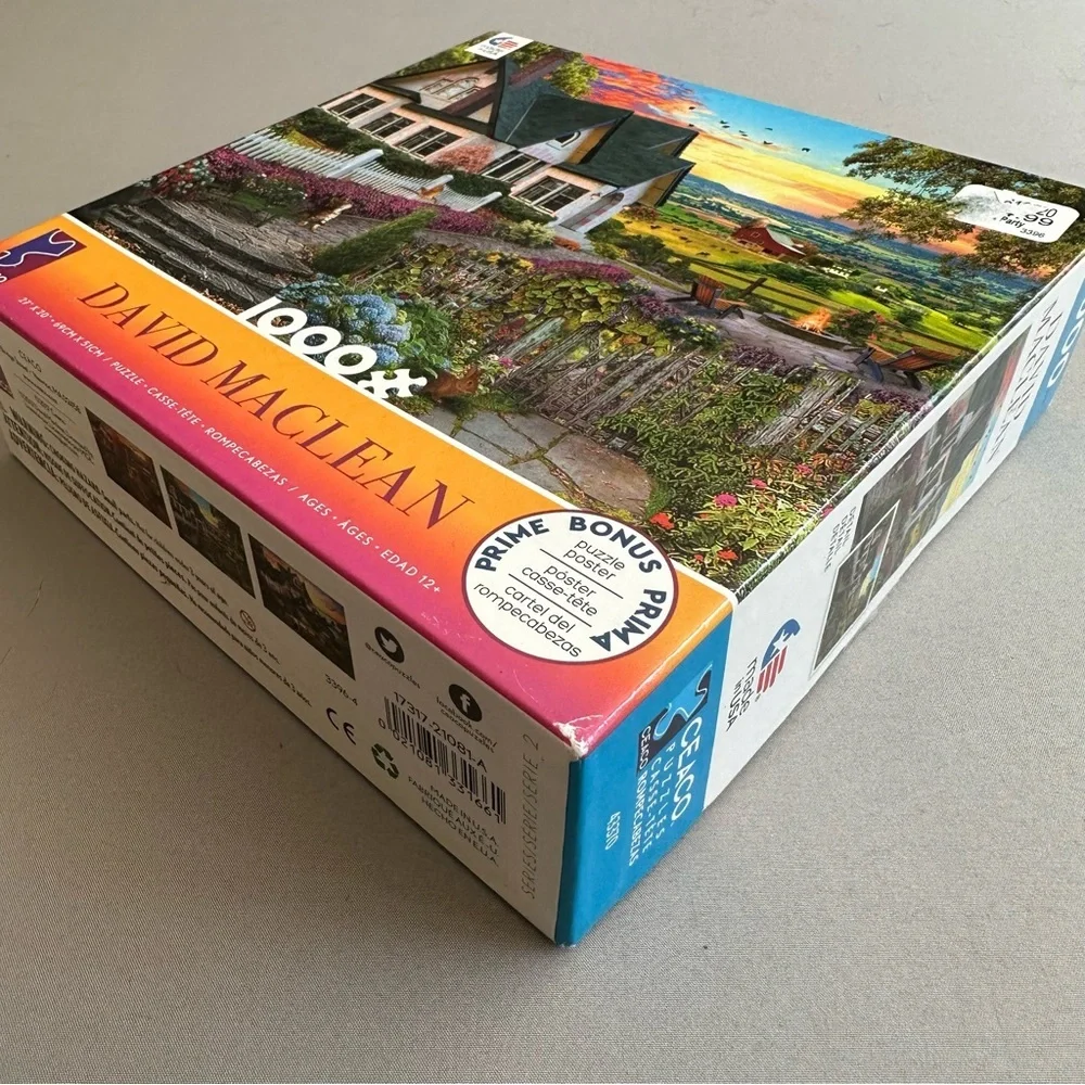 CEACO 1000pc David Maclean pastoral landscape and garden puzzle